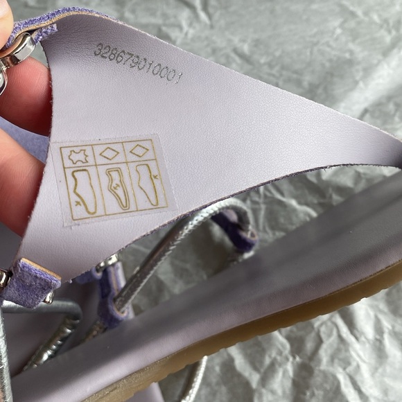 COX Leather/Suede Sandals Lavender Color NWOT - Picture 8 of 11
